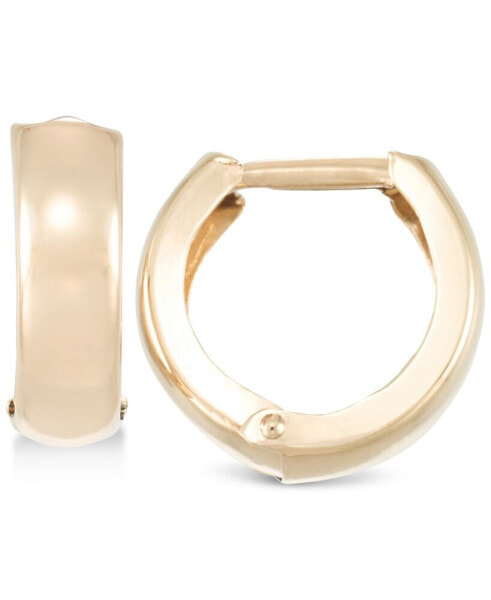 Серьги Macy's Wide Huggie Hoop  Gold