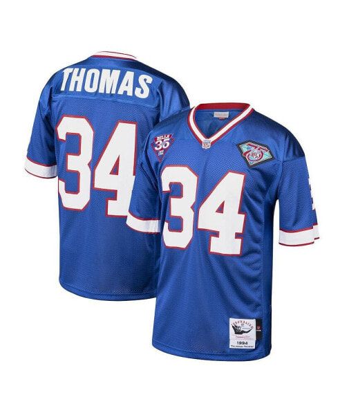 Men's Thurman Thomas Royal Buffalo Bills 1994 Authentic Throwback Retired Player Jersey