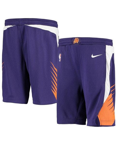 Шорты для малышей Nike фиолетовые Phoenix Suns 2020/21 Swingman - Иконическое издание