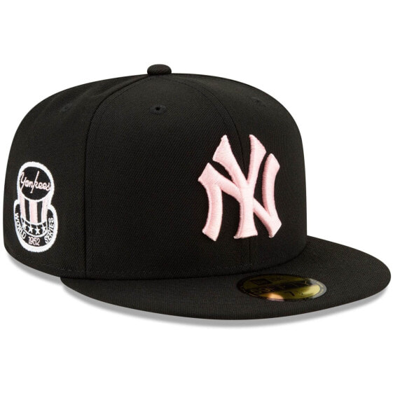 [70602745] Mens New Era MLB NY YANKEES 5950 FITTED 'WORLD SERIES 1952'-NAVY/PINK