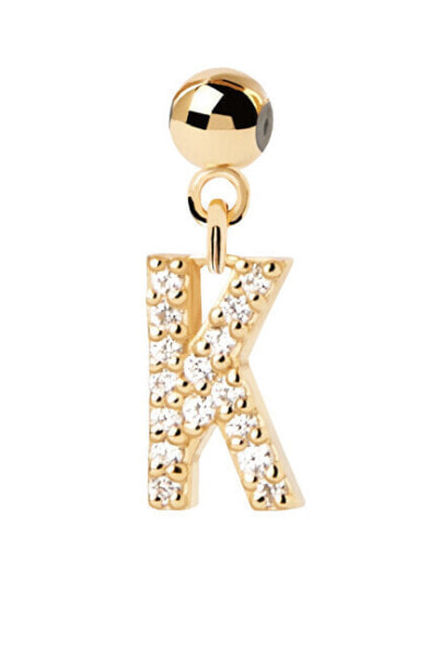 Pozlacený přívěsek "K" Charms CH01-060-U