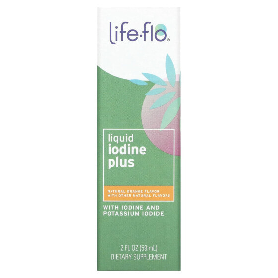Liquid Iodine Plus, Natural Orange, 2 fl oz (59 ml)