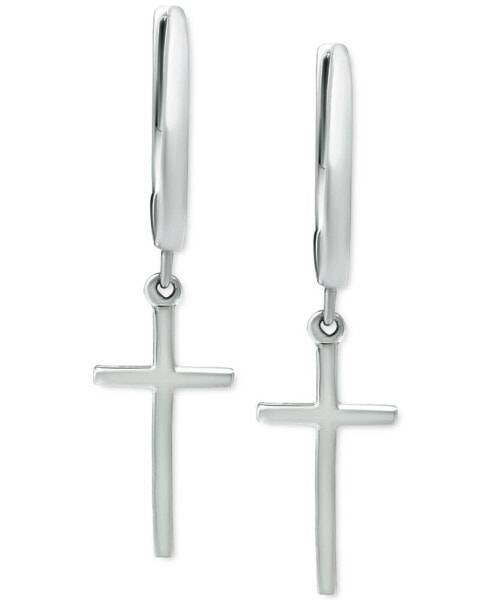 Серьги Giani Bernini Cross  Hoop