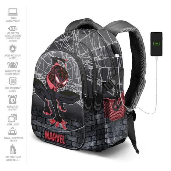 KARACTERMANIA Marvel Spiderman Spin Plus Running backpack