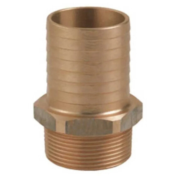 GUIDI 19 mm Threaded&Grooved Bronze Connector