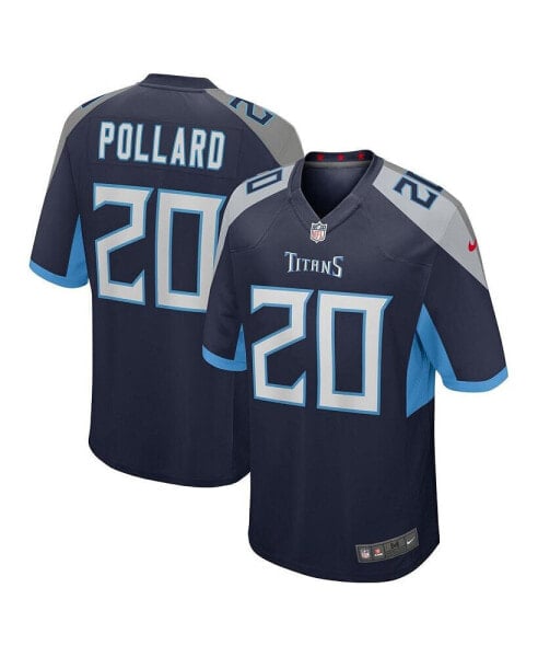 Men's Tony Pollard Navy Tennessee Titans Game Player Jersey