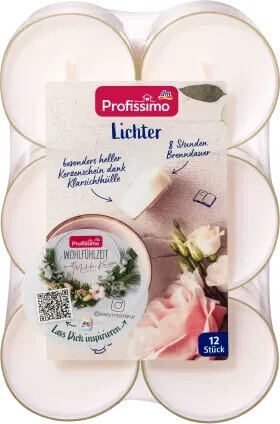 Lichter 8h Groß PC, 12 St