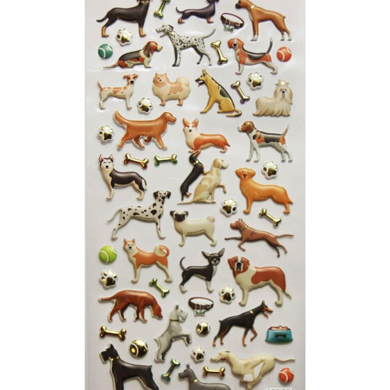 GLOBAL GIFT Tweeny Foamy Dogs Stickers