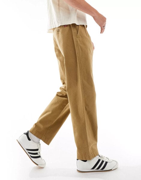 Levi's XX chinos loose straight pleated in khaki beige