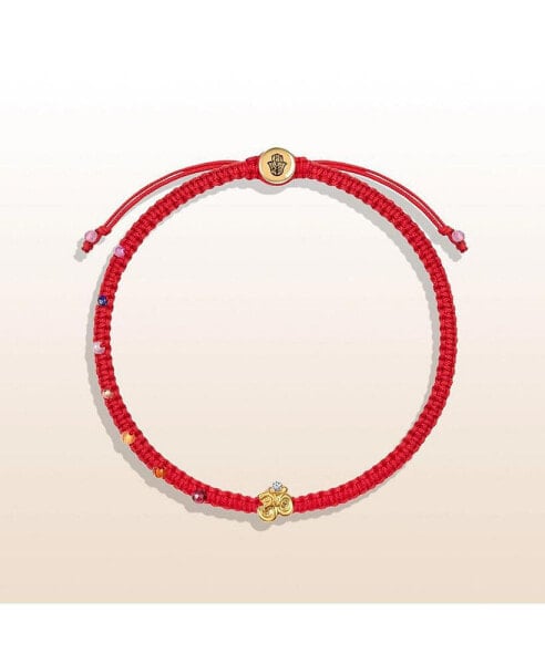 Serene Soul - Chakra Red String OM Charm Bracelet