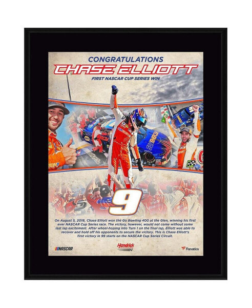 Chase Elliott 10.5" x 13" First Monster Cup Victory Sublimated Plaque