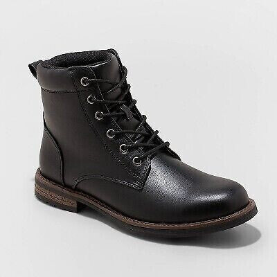 Men's Jeffrey Combat Boots - Goodfellow & Co Black 7
