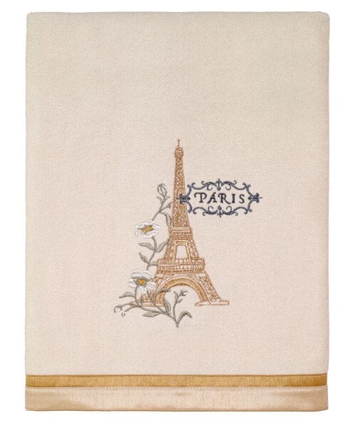 Paris Botanique Embroidered Cotton Hand Towel, 16" x 30"