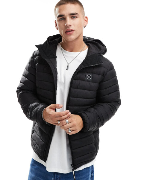 Marshall Artist cascade bubble jacket in black