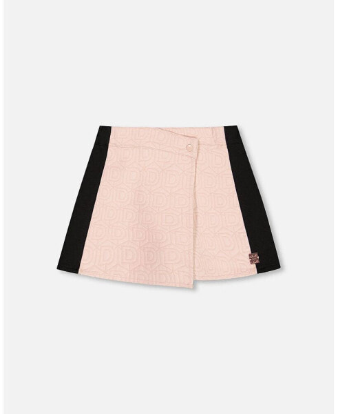 Toddler Girls Skort With Contrast Front Light Pink - Toddler|Child