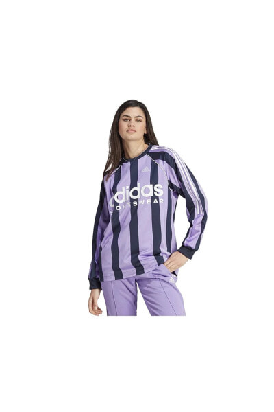 Футболка женская Adidas W Express Ls IC6635 фиолетовая