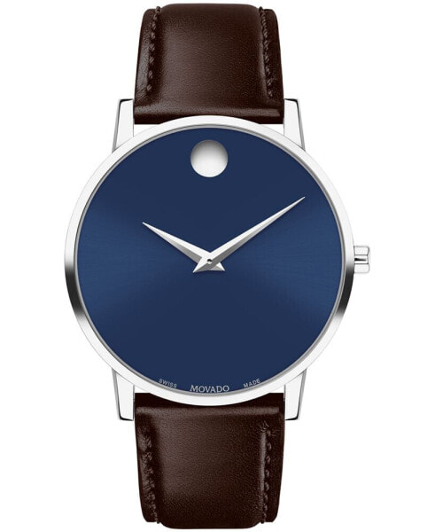 Часы Movado Museum Classic Brown 40mm