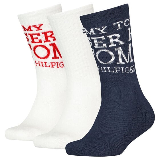 TOMMY HILFIGER 701229869 crew socks 3 pairs