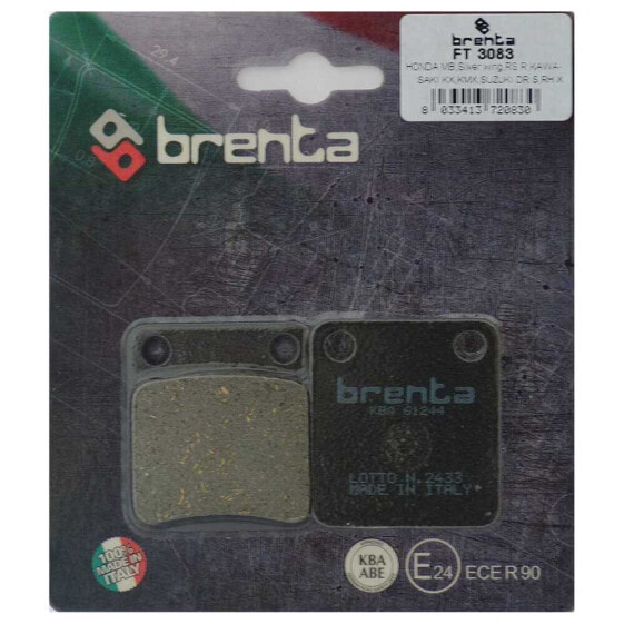 BRENTA MOTO 3083 organic rear Brake Pads