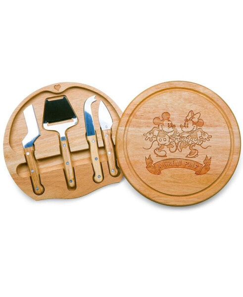 Набор для резки сыра Toscana mickey Minnie Mouse 5 Piece Circo Cheese Cutting Board Tools Set.