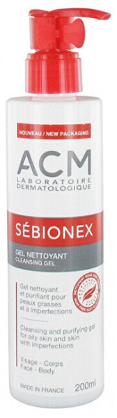 ACM Sebionex Cleansing and Purifying Gel  Очищающий  гель для комбинированной, жирной и проблемной кожи 200 мл