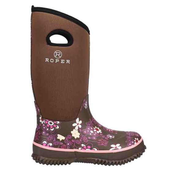 Сапоги женские Roper Barnyard 12 Inch Floral бурый Casual