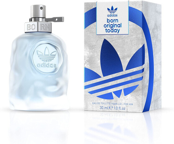 adidas Born Original Today Eau de Toilette – Aromatisch-frisches Herren Parfüm für jeden Tag mit schwungvoll kontrastierenden Düften – 1 x 50 ml