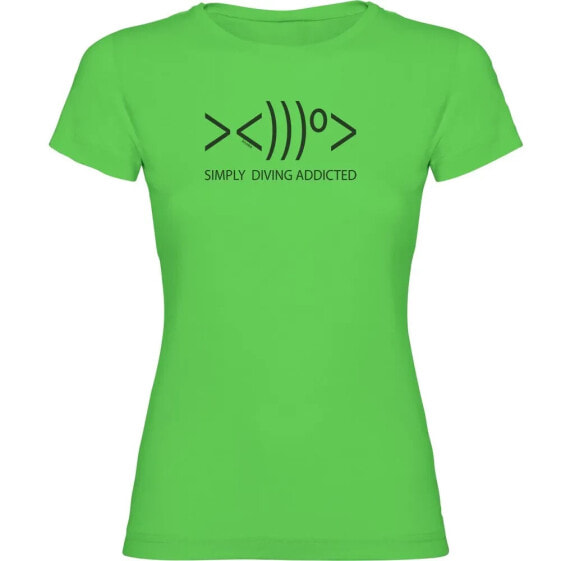 KRUSKIS Simply Diving Addicted short sleeve T-shirt