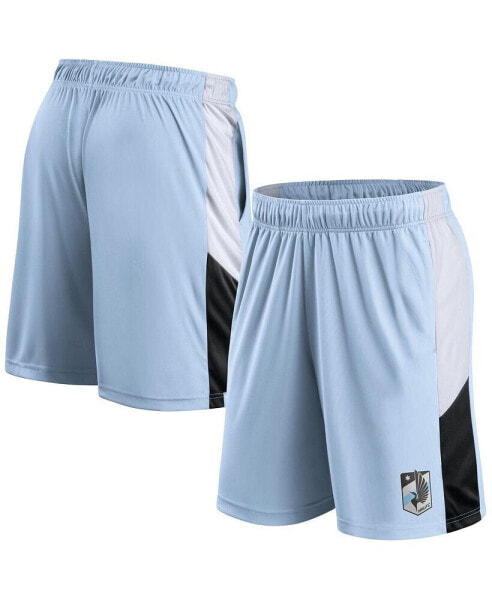 Шорты мужские Fanatics Minnesota United FC Light Blue Prep Squad