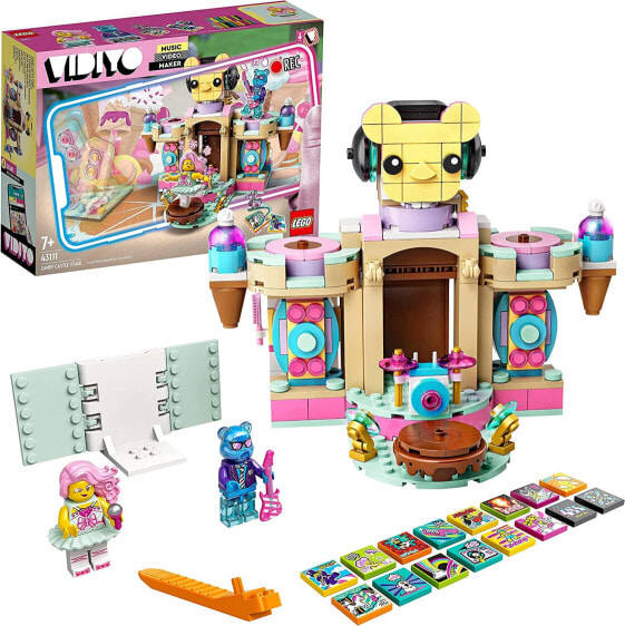 LEGO 43111 VIDIYO Candy Castle Stage Beatbox Music Video Maker, Music Toy Set for Children with AR App