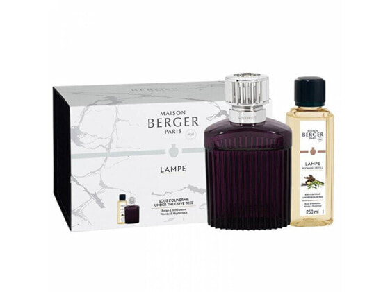 Gift set catalytic lamp Alpha plum + filling Pod Olivovníkem 250 ml