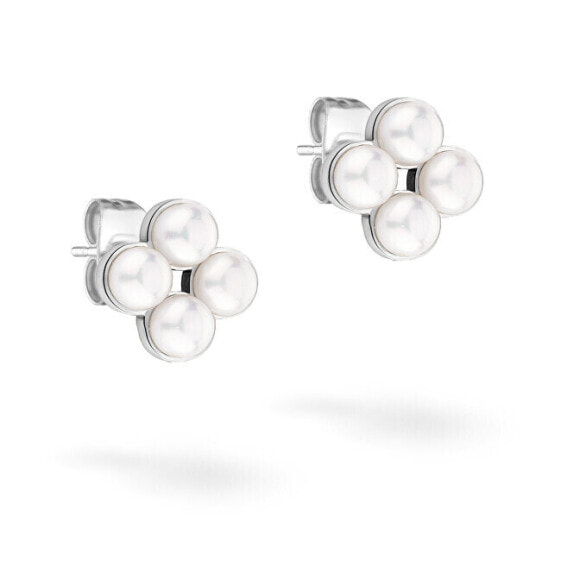 Flower Pearl TJ-0517-E-08 pearl earrings