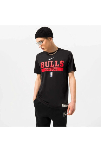 Chicago Bulls Dri Fit Practice Short Sleeve Tee Erkek Tişört Cngstore