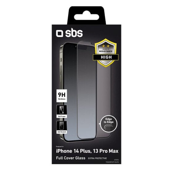 SBS TESCRFCIP1367K - Apple - iPhone 13 Pro Max - Scratch resistant - Bump resistant - Black - 1 pc(s)