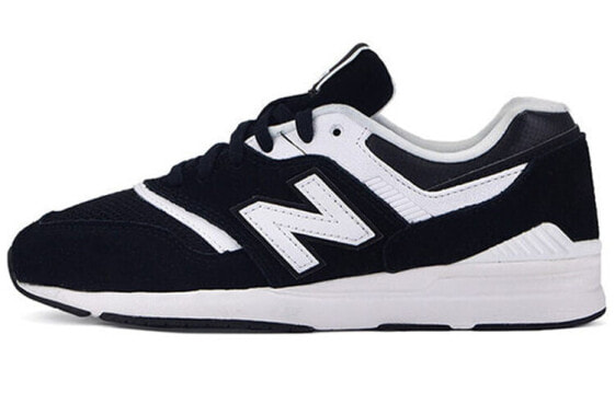 Кроссовки женские New Balance NB 697 черно-белые