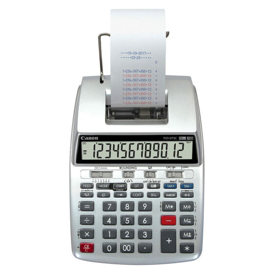 Калькулятор печатный Canon 2303C001AA Белый Серебристый