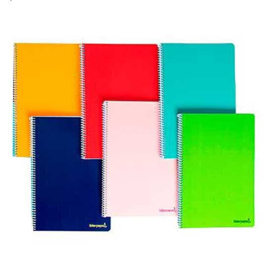 Блокнот в квадратную клетку Liderpapel spiral notebook pocket sixteenth smart soft cover 80h 60gr square 4 mm