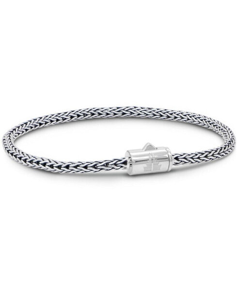 Dragon Bone Round 3mm Chain Bracelet in Sterling Silver