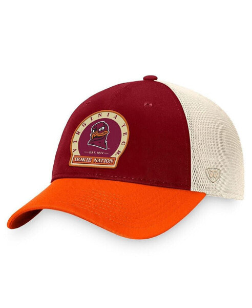 Men's Maroon Virginia Tech Hokies Refined Trucker Adjustable Hat