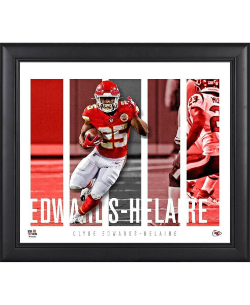Clyde Edwards-Helaire Kansas City Chiefs Framed 15" x 17" Player Panel Collage