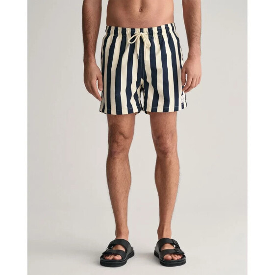 GANT Swim Block Stripe Swimming Shorts