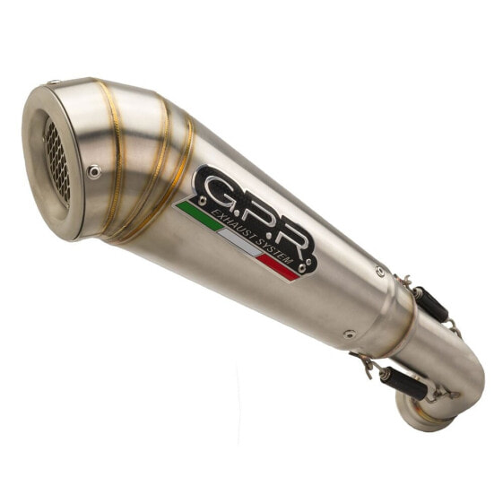 GPR EXHAUST SYSTEMS Powercone Evo MV Agusta F3 675 17-20 Ref:E5.MV.13.CAT.PCEV Stainless Steel homologated slip on muffler