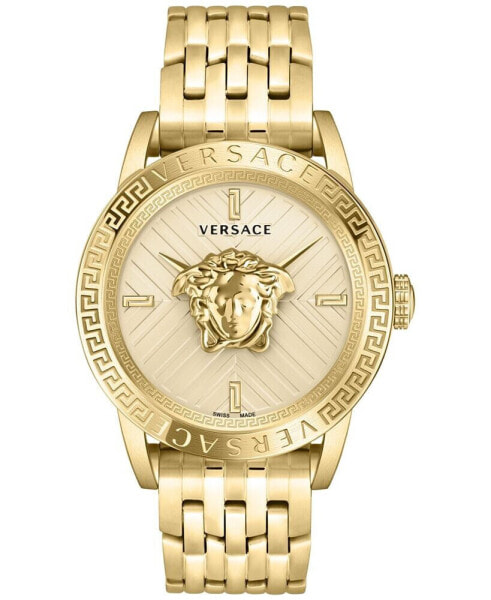 Часы Versace V Code Gold Ion Plated Watch 43mm