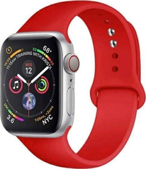 Beline Beline pasek Apple Watch Silicone 42/44/45mm red colour