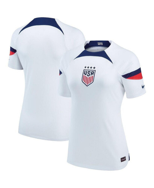 Women's White USWNT 2022/23 Home Breathe Stadium Replica Blank Jersey