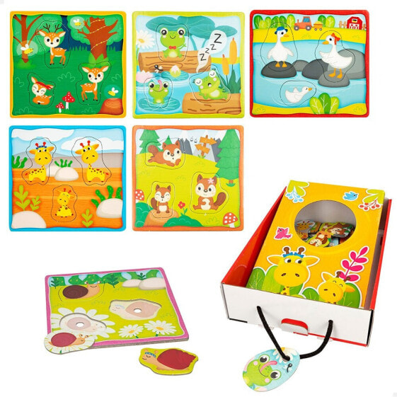 Пазл для малышей Lisciani Montessori 6 кусочков животных
