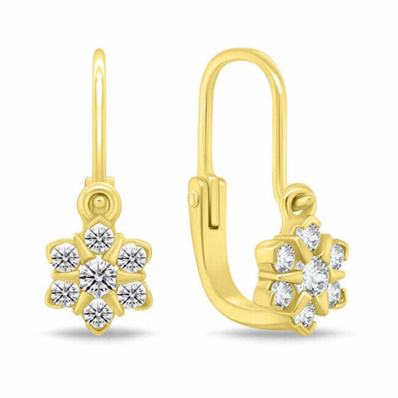 Dazzling Girl´s Gold Plated Earrings EA188Y