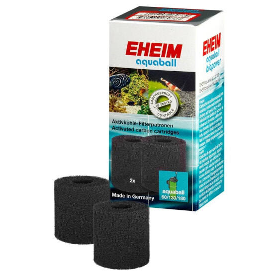 EHEIM Aquaball 60-180 (2402/03) Biopower (2411/12/13) carbon cartridge 2 pieces