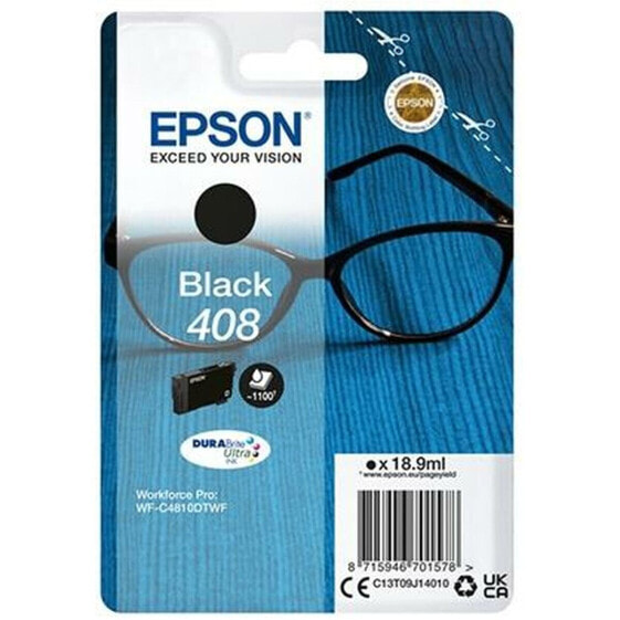 Картридж с оригинальными чернилами Epson 408 Чёрный