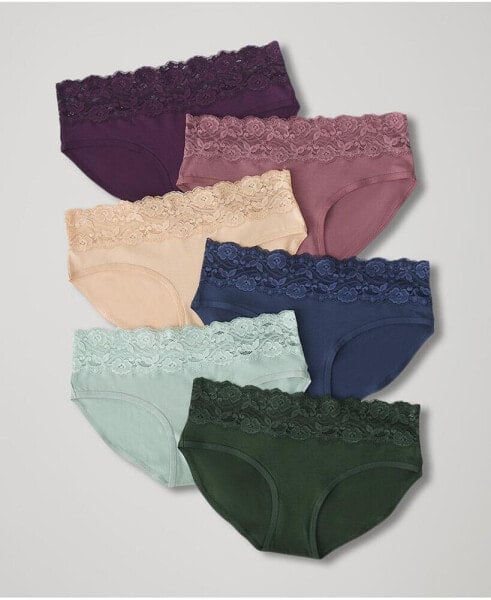 Women's Lace Waist Brief 3-Pack